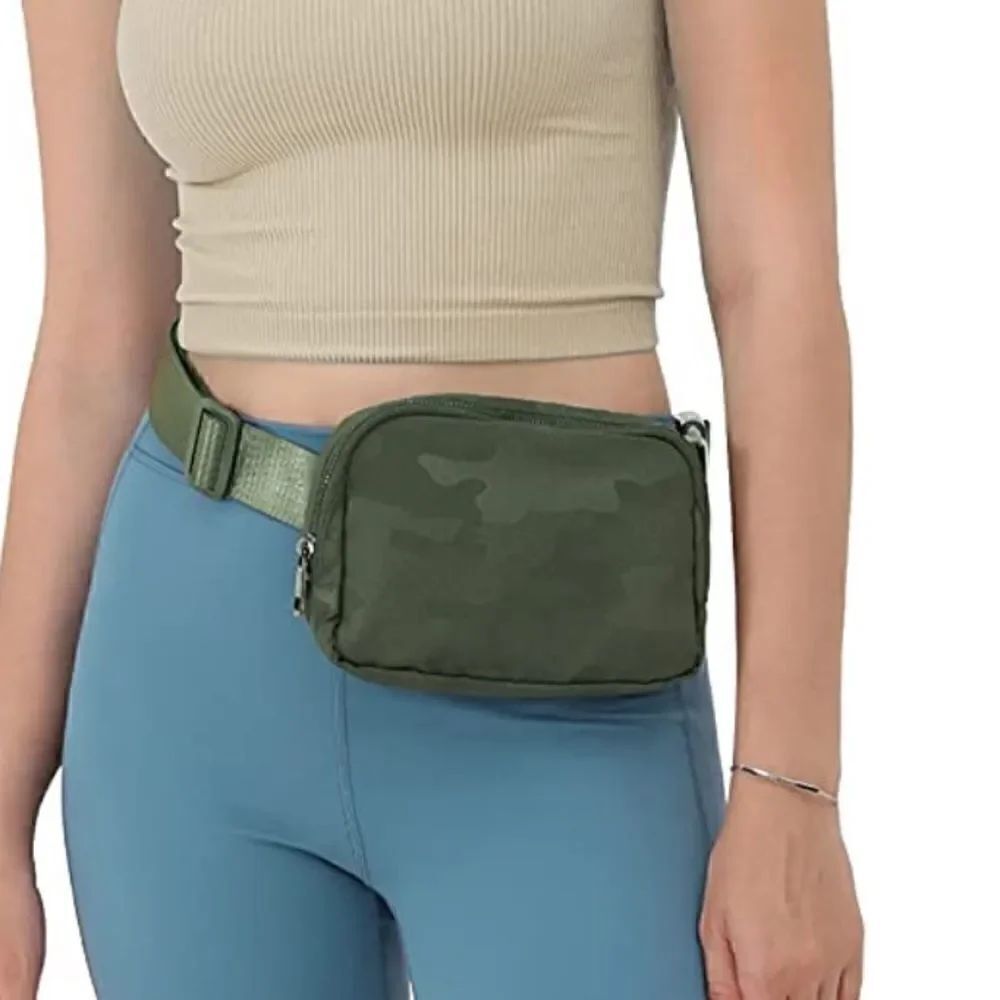 Green Camo Fanny Pack  - Picture 2 of 4